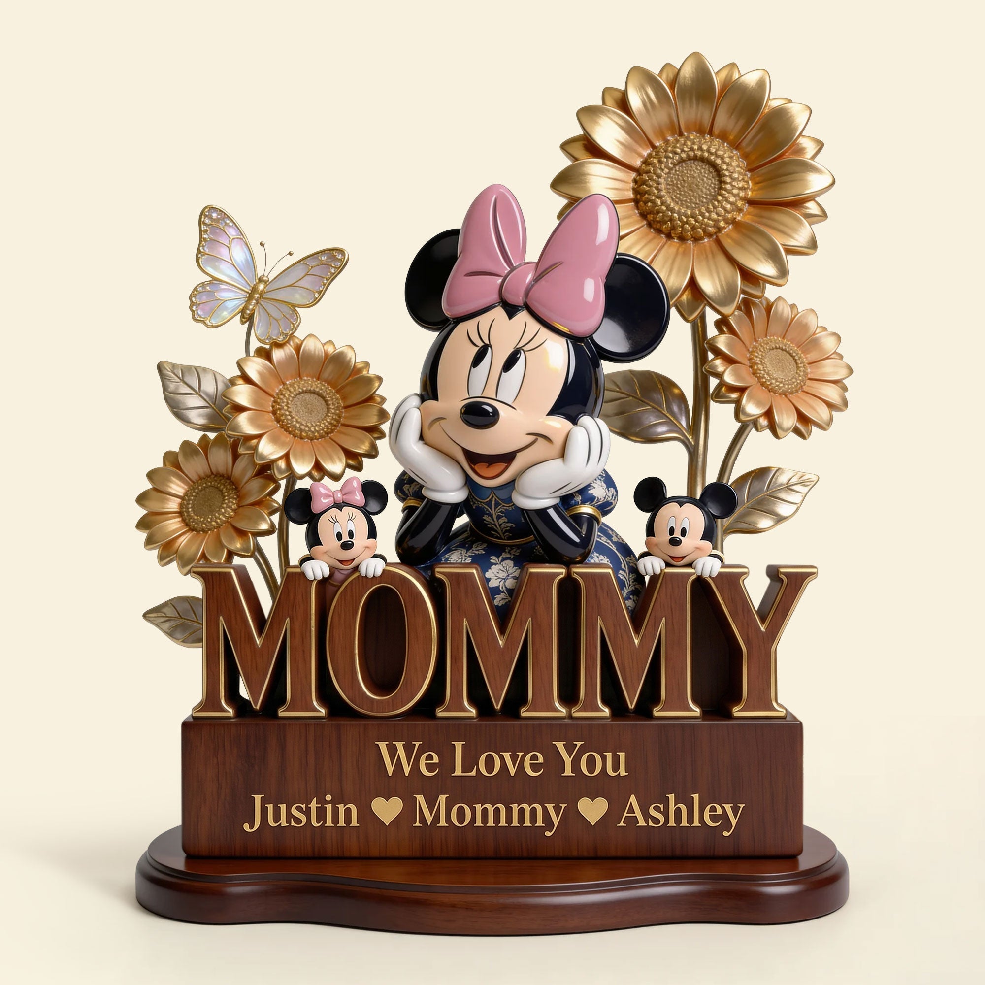 Personalized Acrylic Plaque for Mom with Family Names - Unique Gift Idea