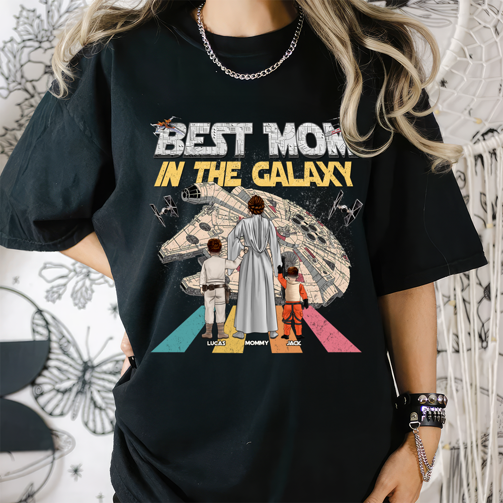 Personalized Best Mom In The Galaxy Shirt Gift for Mother's Day