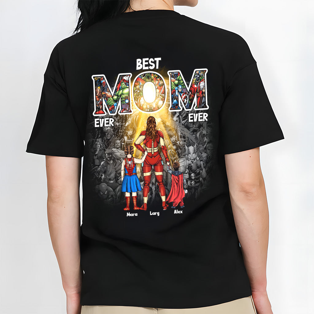 Personalized Superhero Mom T-Shirt Custom Gift for Mom