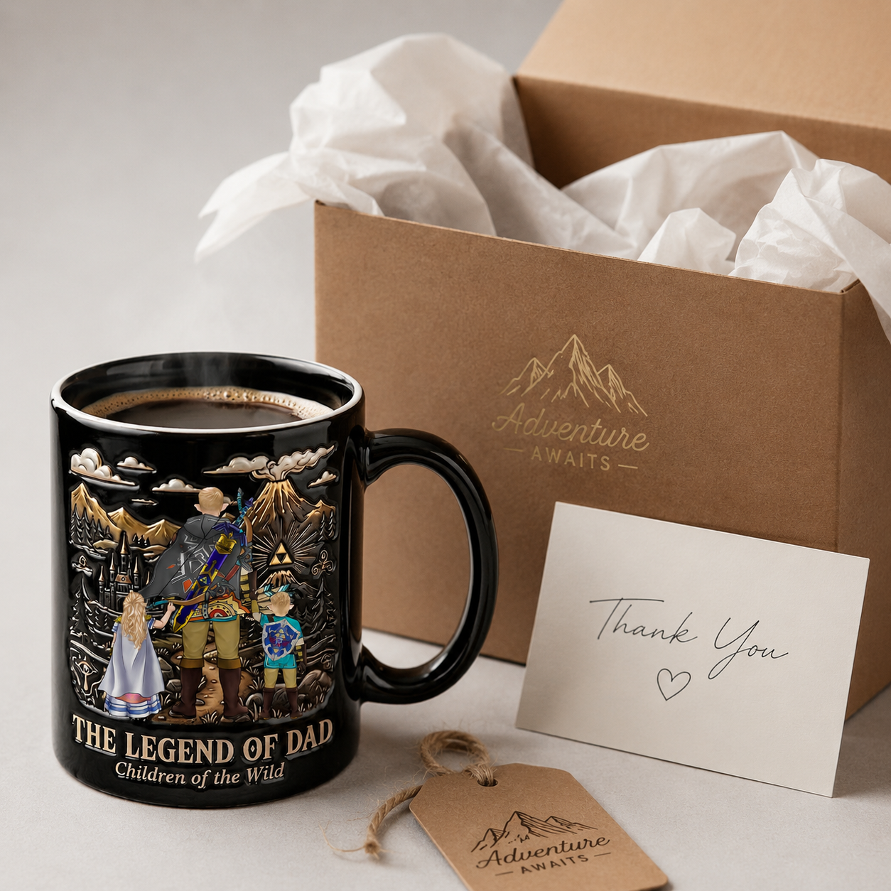 Personalized Color Changing Mug Gift for Dad | Legend of Dad