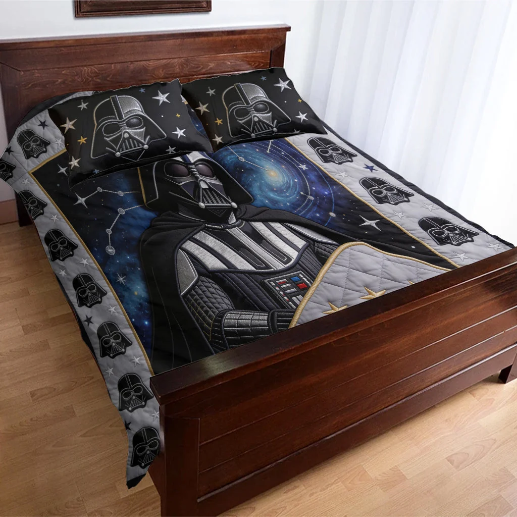 Personalized Star Wars Quilted Bedding Set Custom Name Gift for Kids Quilted Bedding Set GradoCreations