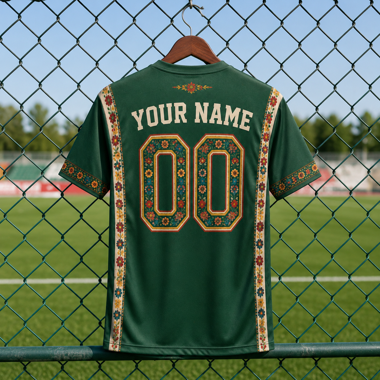 Personalized Mexico Soccer Jersey Custom Name Gift for Football Lovers