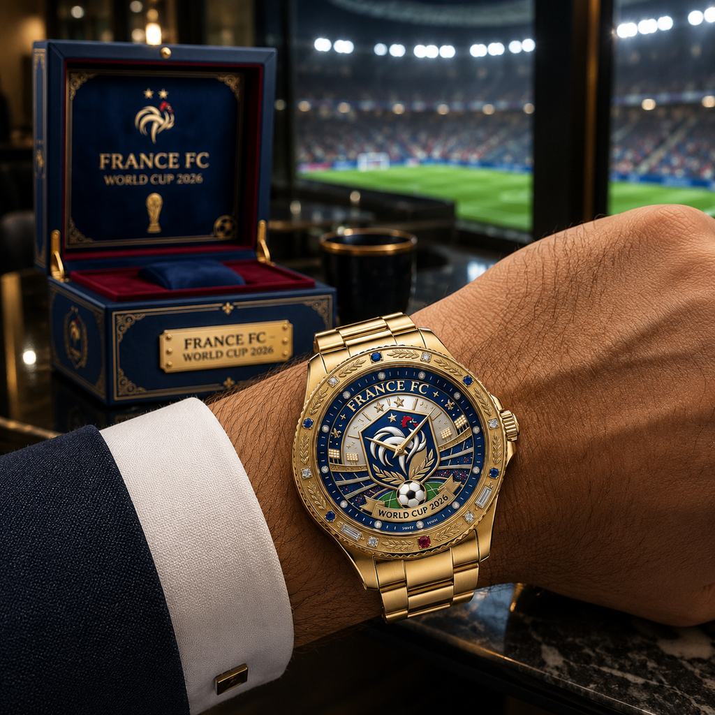 France Soccer Championship 2026 Men's Wrist Watch Gift for Football Lovers