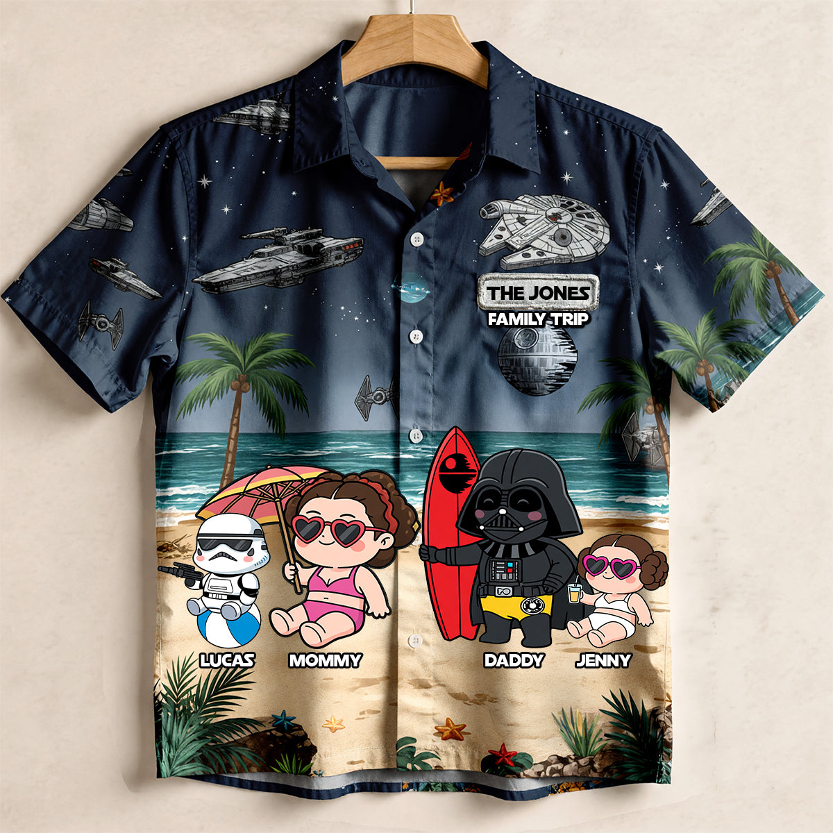 Personalized Hawaiian Shirt Family Vacation Gift for Travelers Hawaiian Shirt GradoCreations