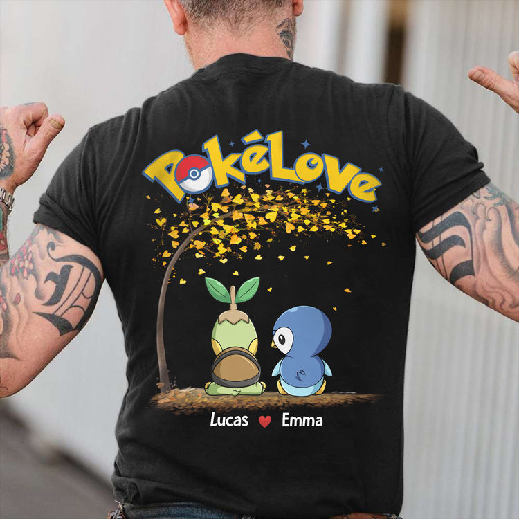 Personalized I Choose You T-Shirt Poké Couple Gift for Anniversary