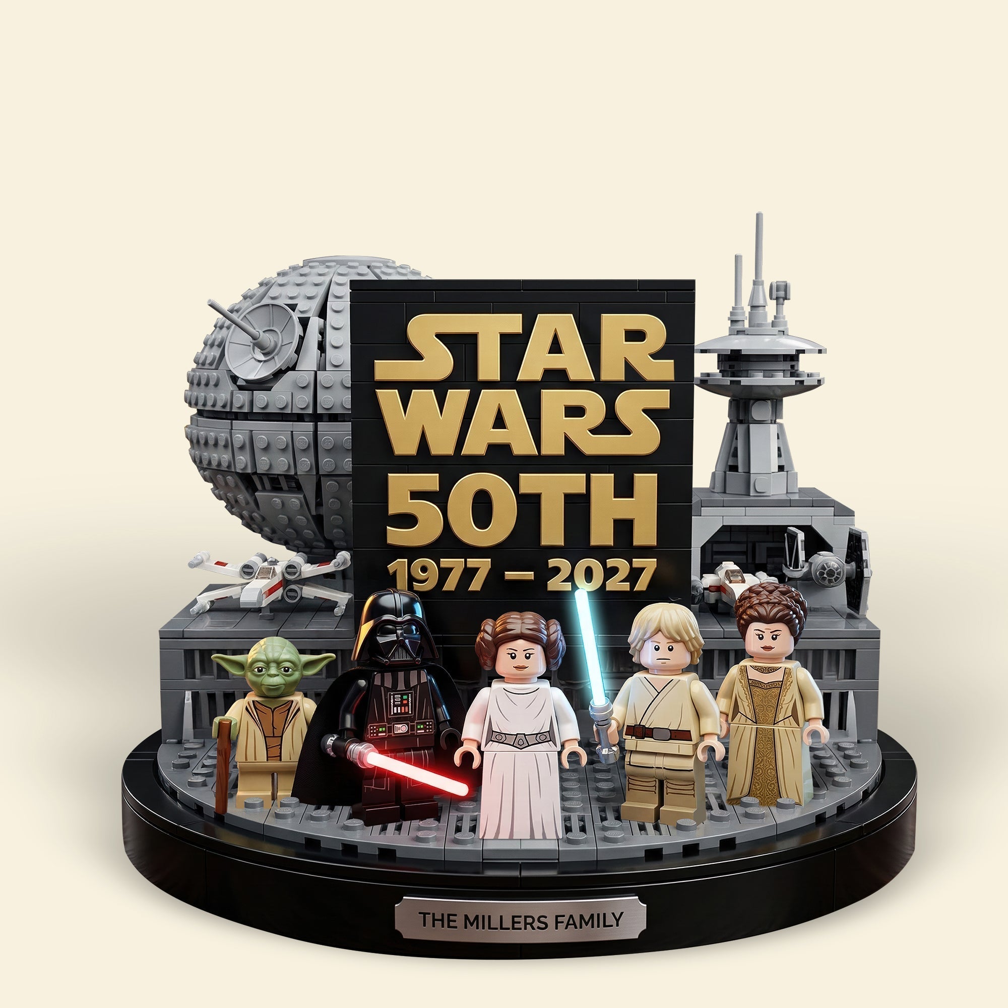 Personalized 50th Anniversary Acrylic Plaque Gift for Movie Fans