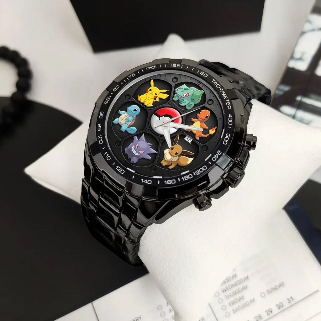 Personalized Movie-Themed Hand Watch Gift for Him 30th Anniversary