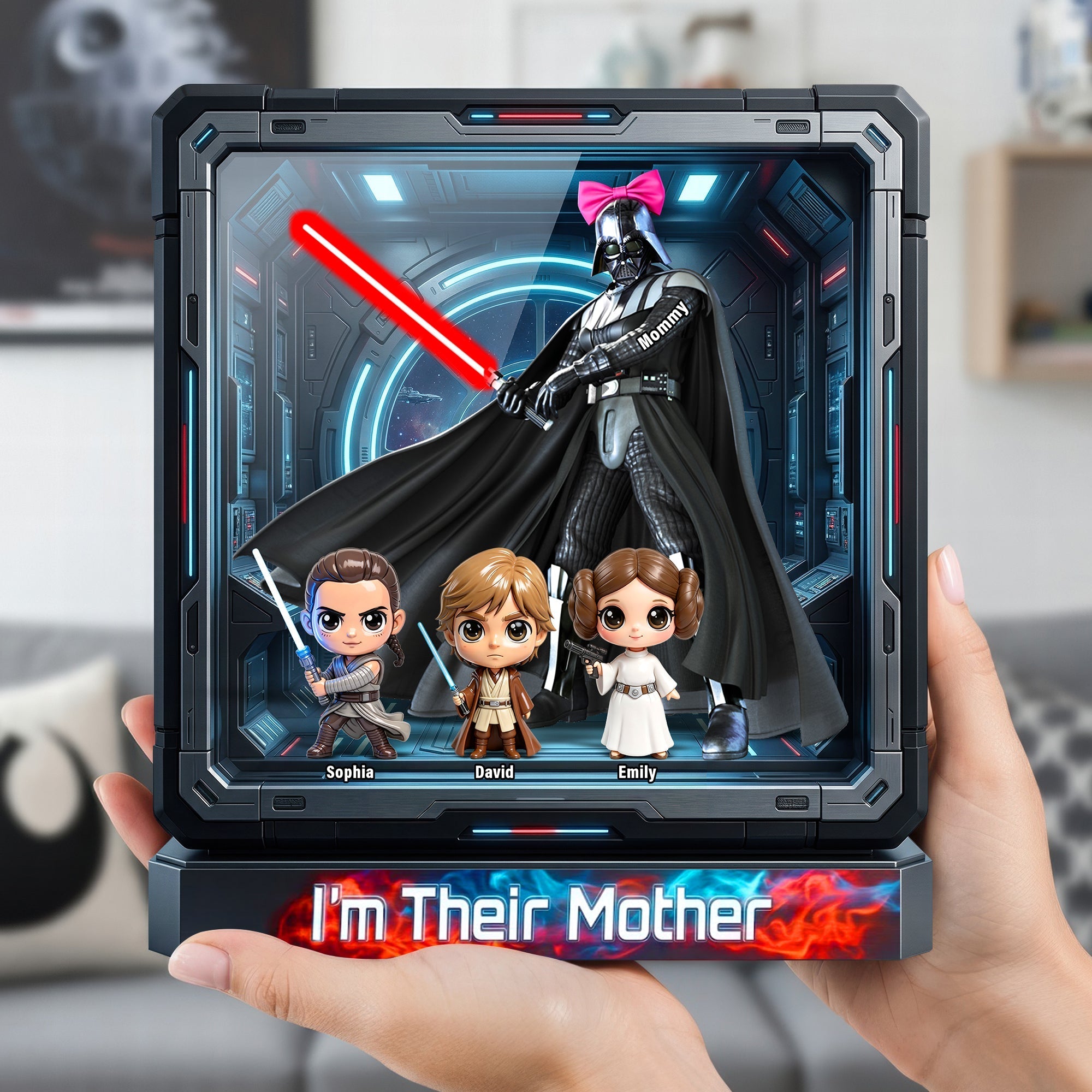 Personalized Acrylic Plaque I'm Their Mother Gift for Mom Movie Fans