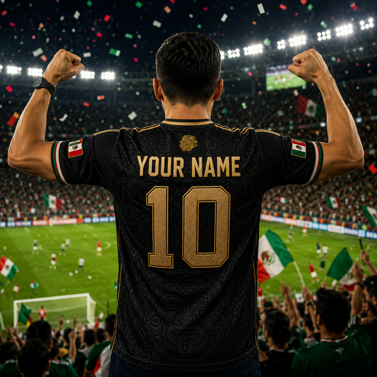 Personalized Mexico Soccer Jersey Custom Name 2026 World Cup Gift for Fans