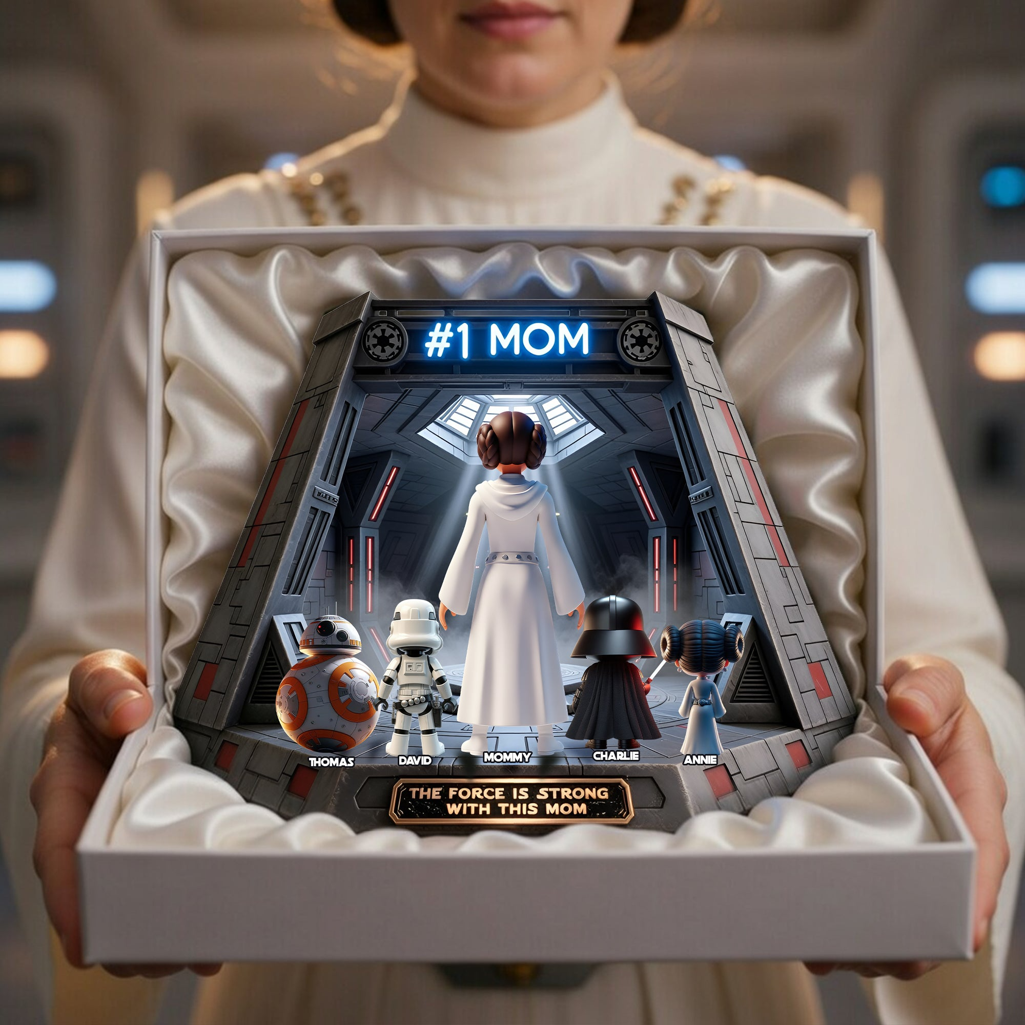 Personalized Galaxy Star Acrylic Plaque Gift for Mom | Movie Fans