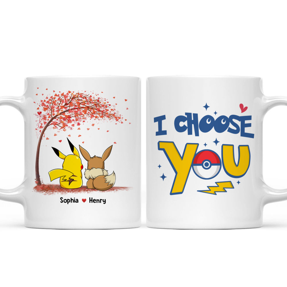 Personalized I Choose You Mug for Couples, Custom Name Gift