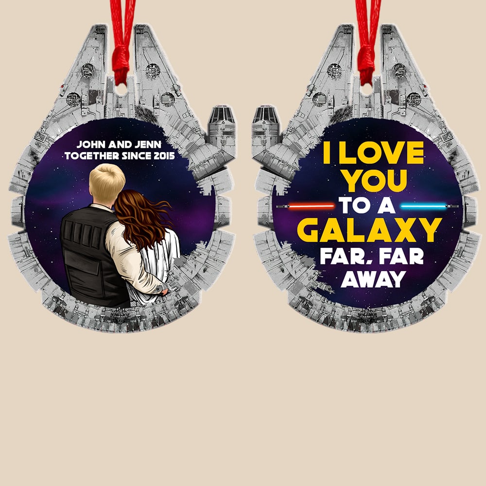 Personalized Acrylic Ornament for Couples | Unique Love Gift