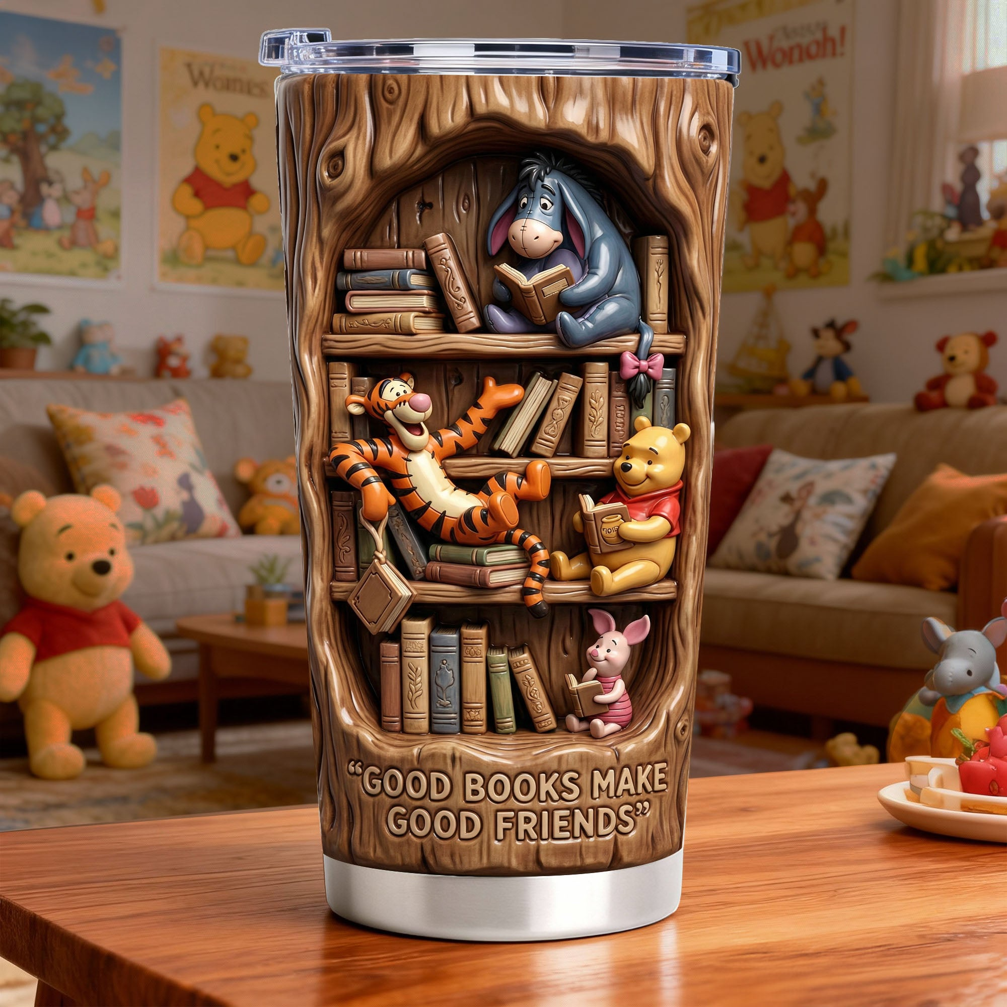 Personalized Tumbler Good Books Make Good Friends Gift for Book Lovers