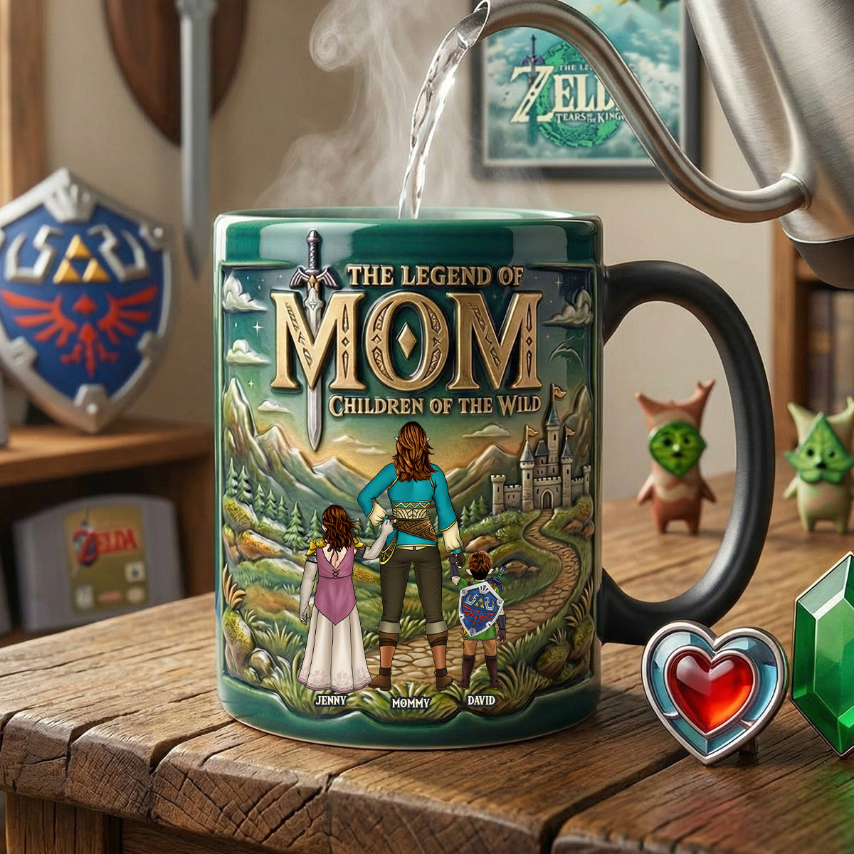 Personalized Accent Mug for Mom Magical Adventure Gift