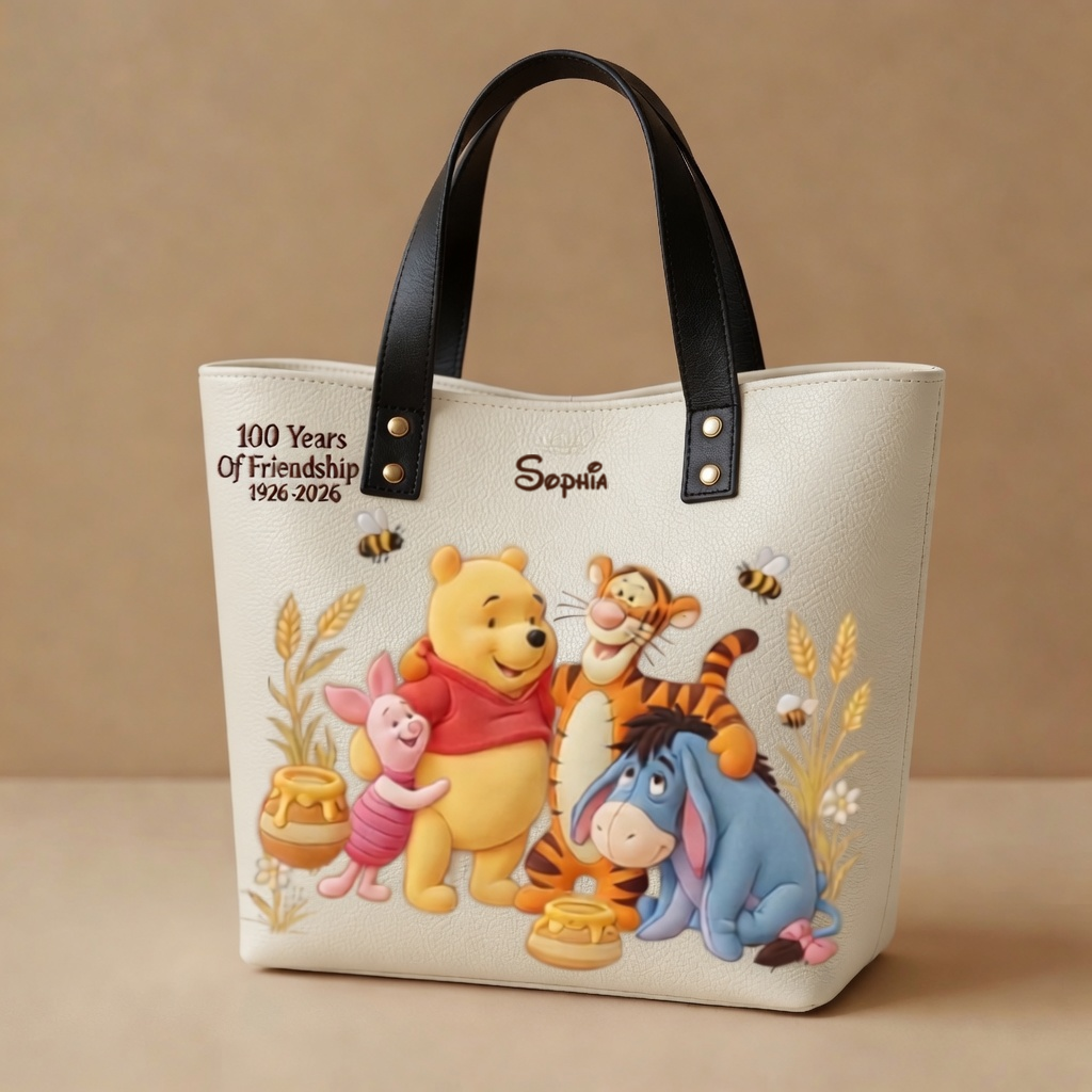 Personalized Honey Bear Tote Bag Gift for Movie Fans Anniversary