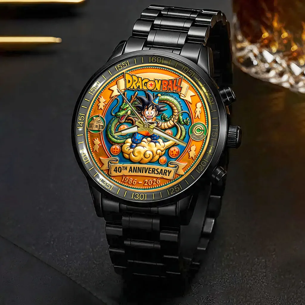 Personalized Dragon Ball Watch Custom Name Gift for Movie Fans