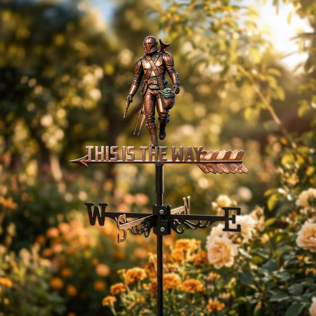 Personalized Weather Vane This Is The Way Gift for Movie Fans Family