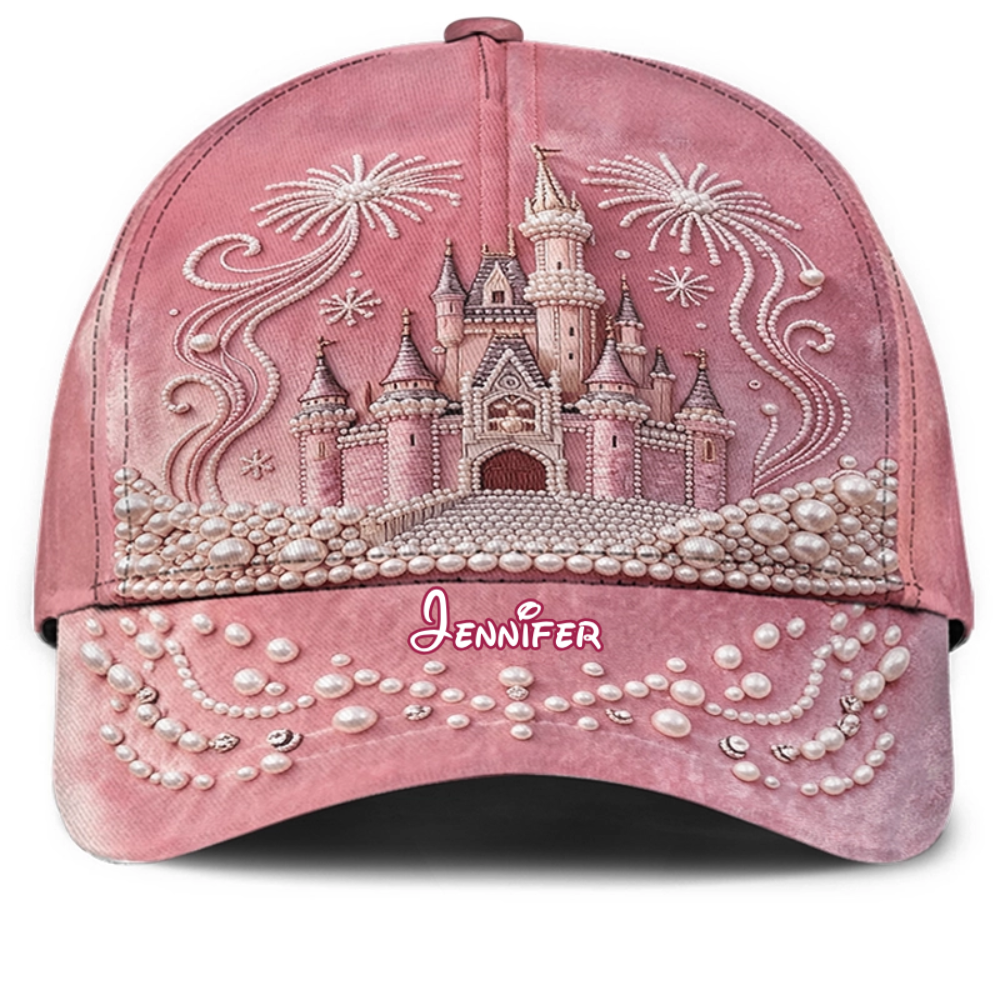 Personalized Magic Castle Cap Custom Name Gift for Her Classic Cap GradoCreations
