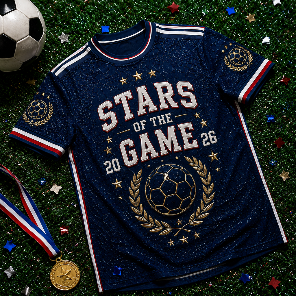 Personalized Soccer Jersey Stars Of The Game 2026 Gift for Sports Lovers