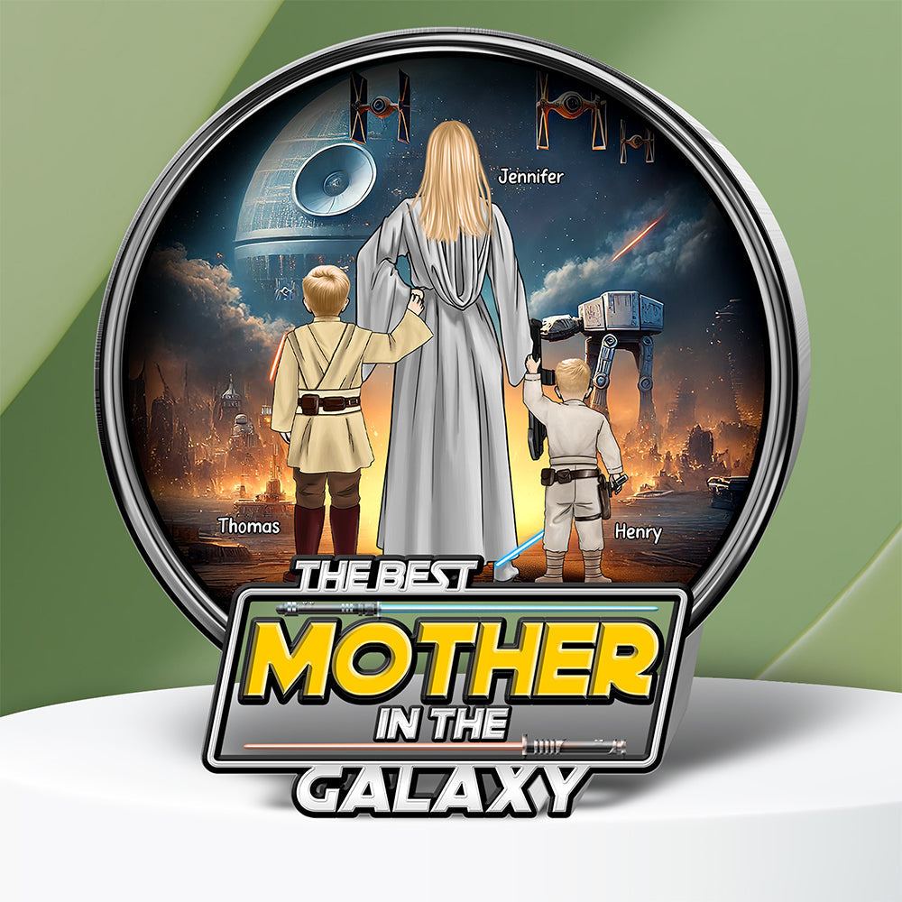 Personalized Acrylic Plaque Best Mother in Galaxy Gift for Mom