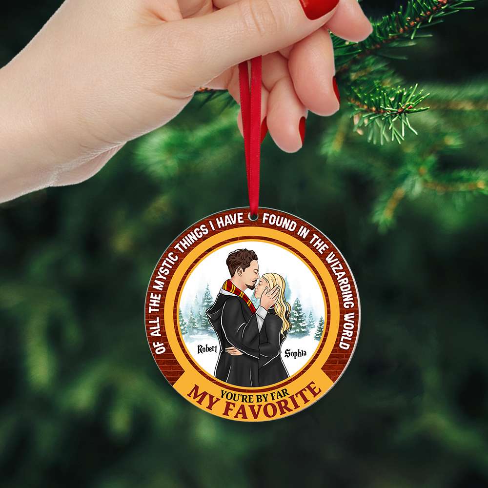 Personalized Acrylic Ornament for Couple Unique Gift Idea