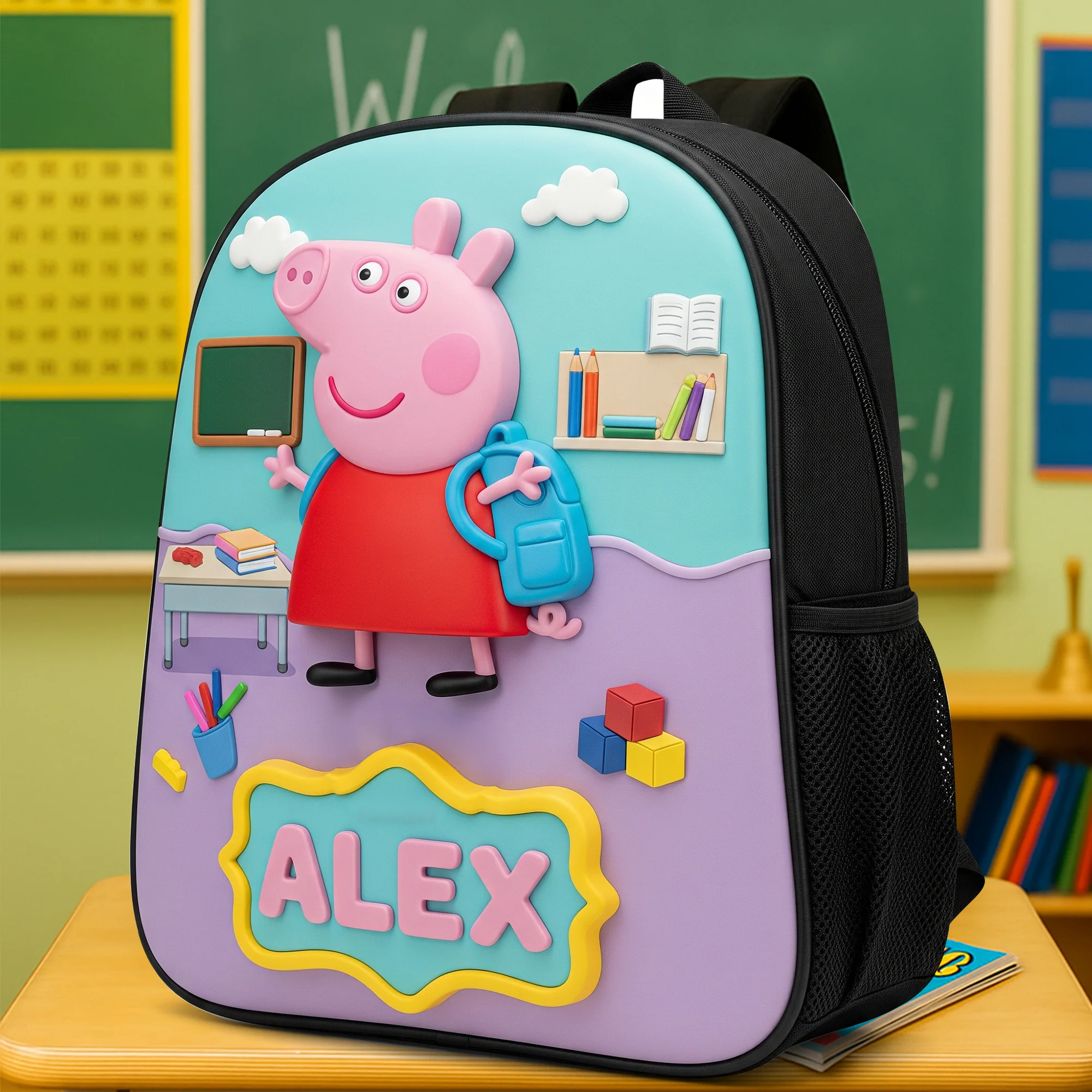 Personalized Peppa Pig Backpack Set with Lunch Bag & More for Girls