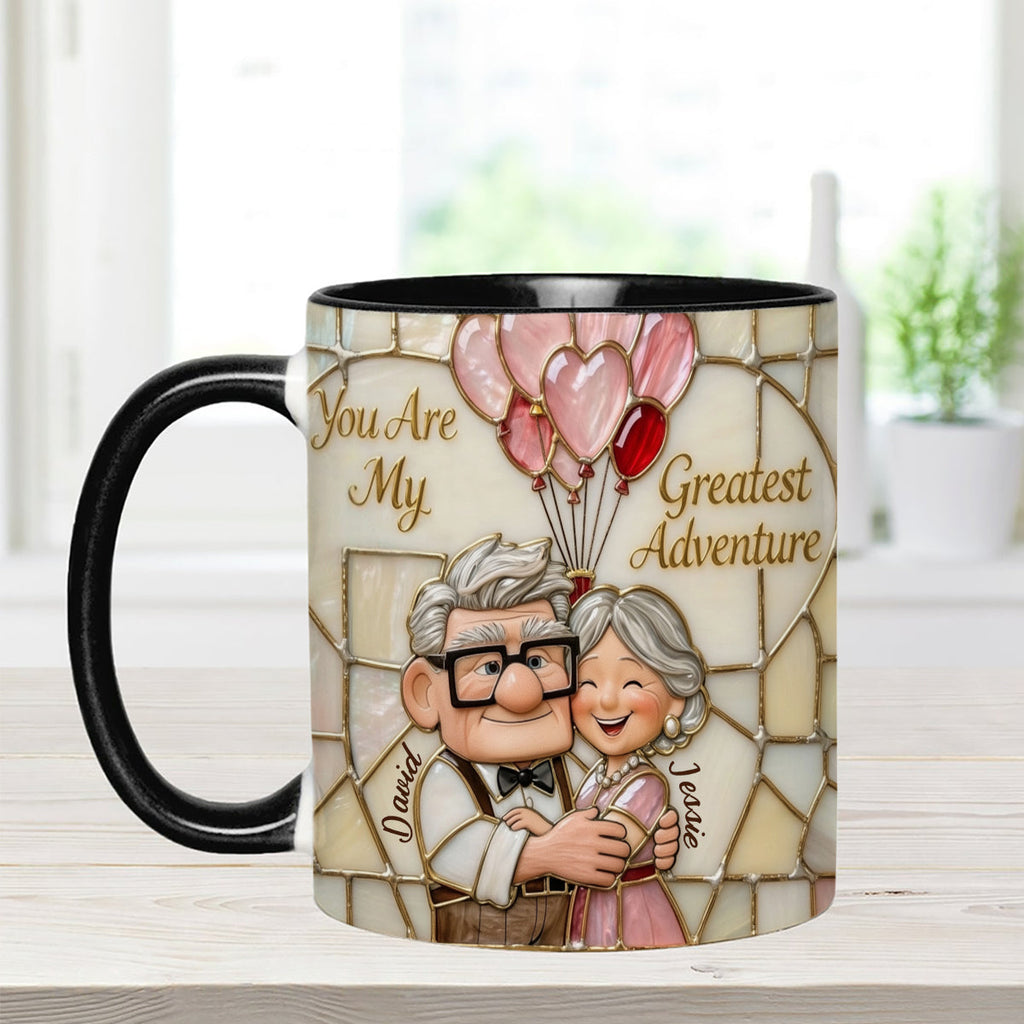 Personalized Accent Mug You Are My Greatest Adventure Gift for Couples