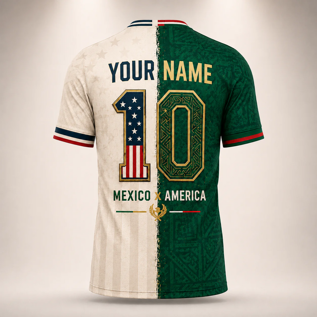Personalized Soccer Jersey Mexico USA 2026 Custom Name Gift for Football Fans