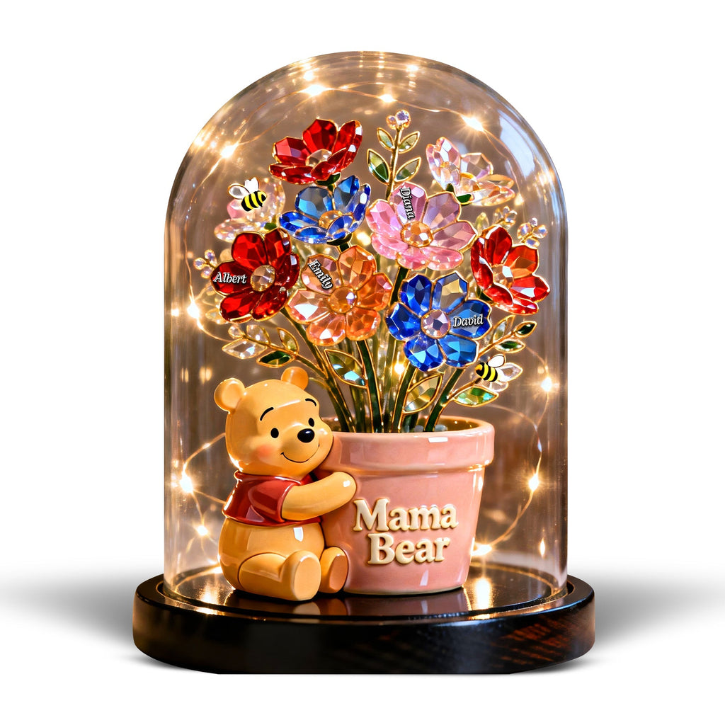 Personalized Acrylic Mama Bear Plaque - Custom Gift for Mom Acrylic Plaque GradoCreations