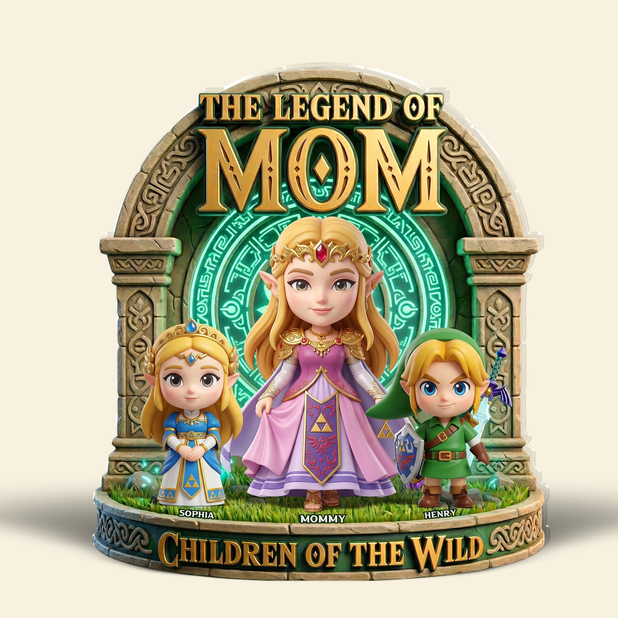 Personalized Movie-Themed Acrylic Plaque Gift for Mom