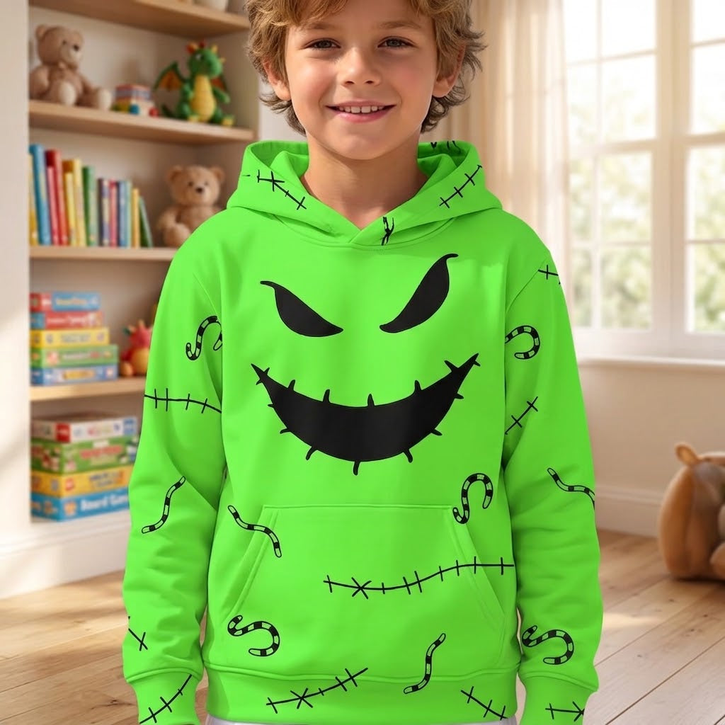 Personalized Oogie Boogie Halloween Costume Shirt for Kids AOP Shirt GradoCreations