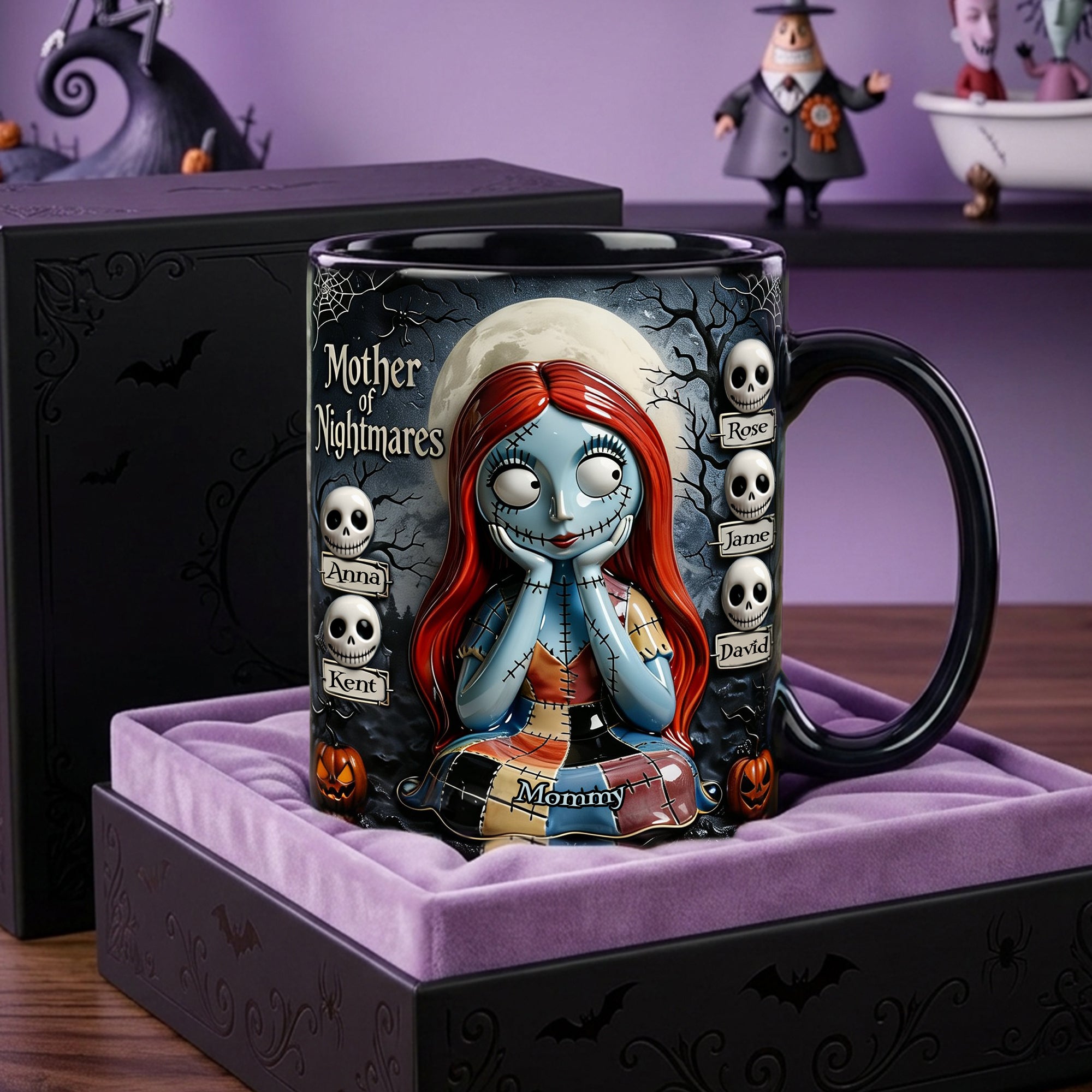 Personalized Spooky Mother Of Nightmares Ceramic Mug Gift for Mom