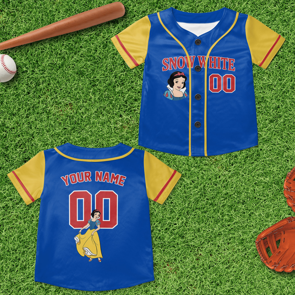 Personalized Rapunzel Baseball Jersey for Kids and Adults - Unique Movie Gift Baseball Jersey GradoCreations