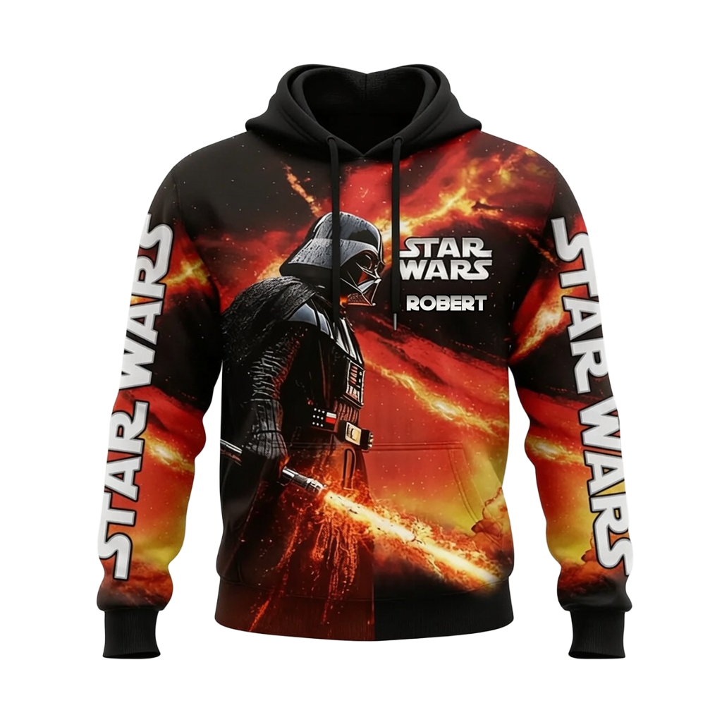 Personalized Star Wars 50th Anniversary All Over Shirt Gift for Movie Fans