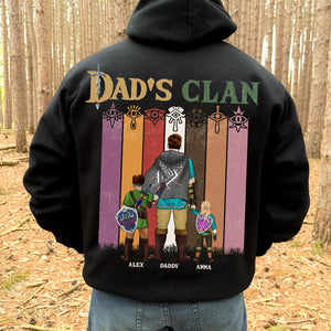 Personalized Zelda Dad's Clan T-shirt Custom Family Gift for Dad