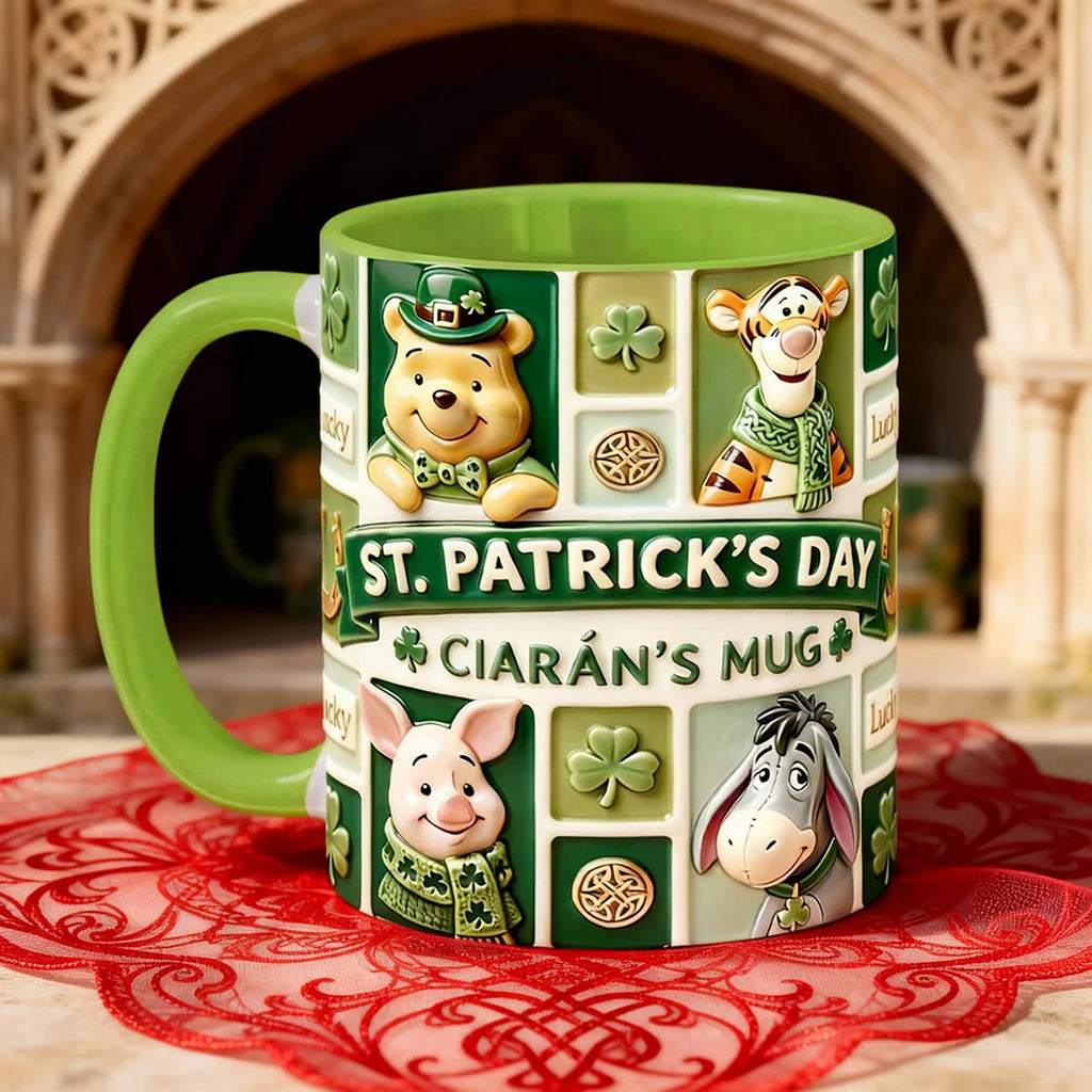 Personalized St. Patrick's Day Accent Mug Gift for Movie Fans