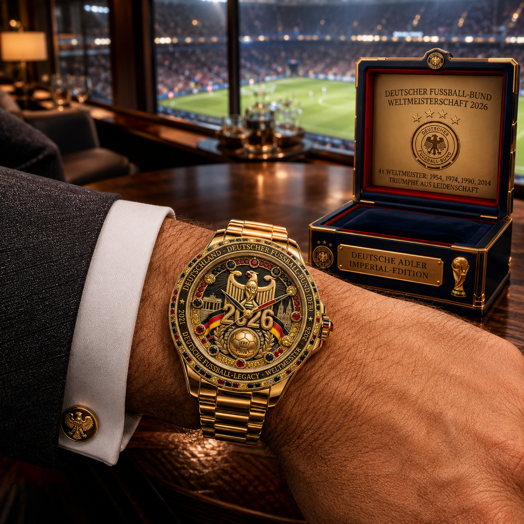 Men's Soccer Championship Watch 2026 Customizable Gift for Football Fans