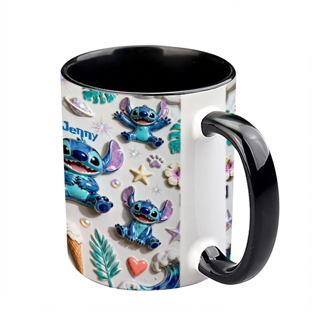 Personalized Ceramic Accent Mug Custom Name Gift for Movie Fans