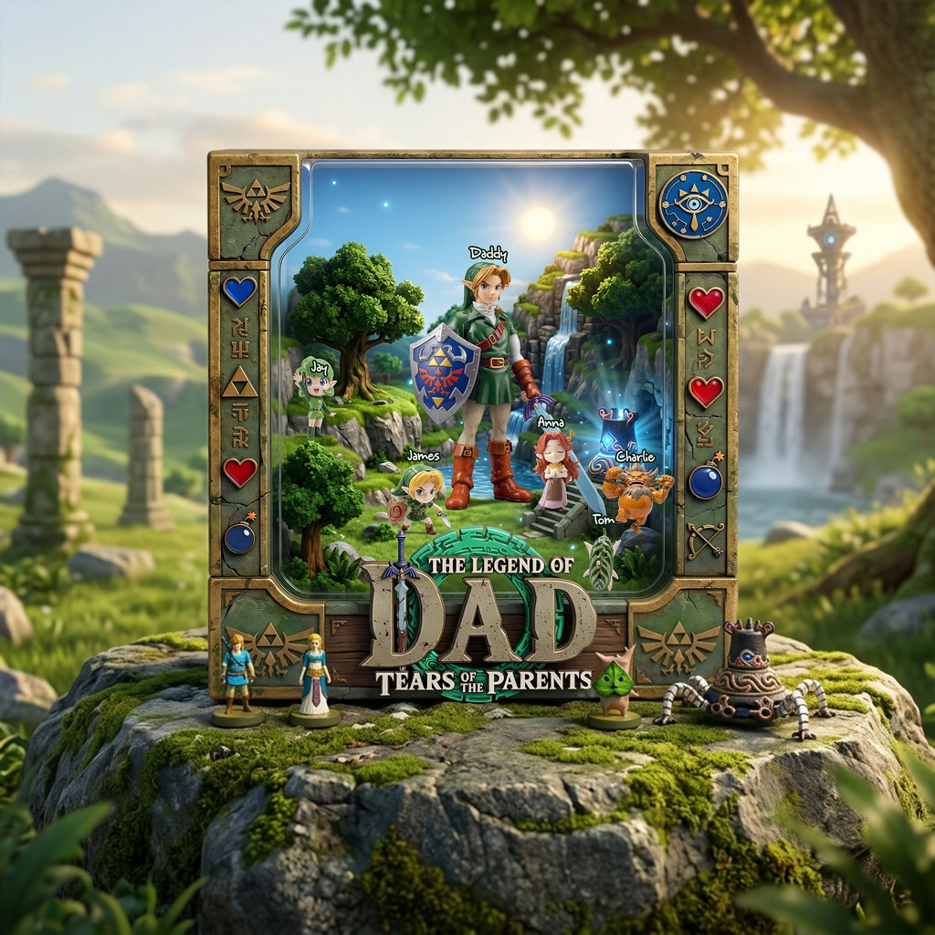 Personalized Acrylic Plaque The Legend of Dad Gift for Father's Day