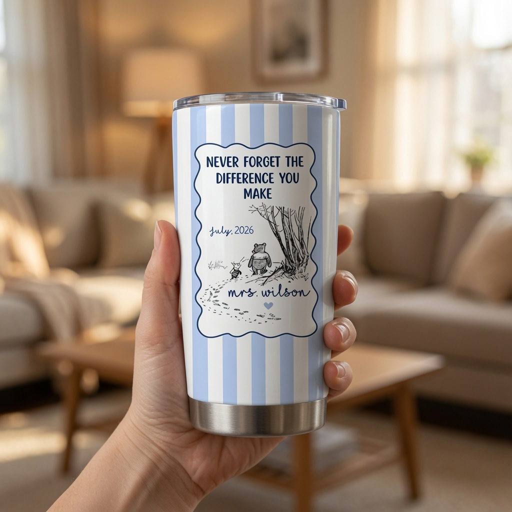 Personalized Teacher Tumbler Unique Thank You Gift for Her Tumbler GradoCreations