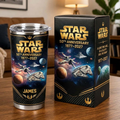 Personalized Star Wars 50th Anniversary Tumbler Custom Name Gift