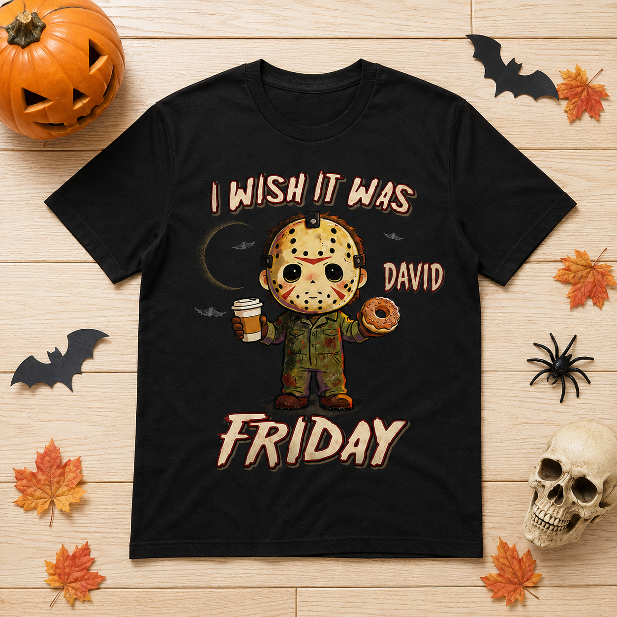 Personalized Jason Voorhees Halloween Shirt Gift for Horror Fans Cotton Apparel GradoCreations