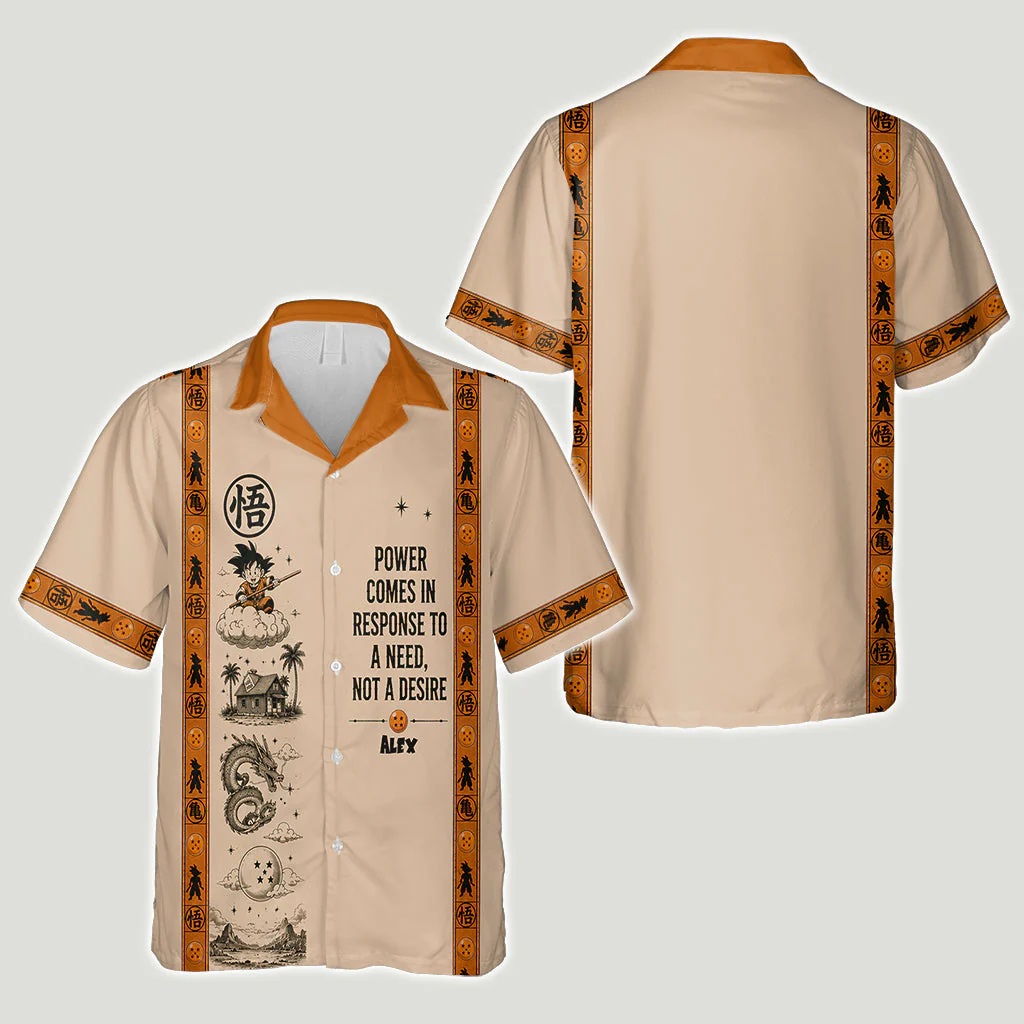 Personalized Dragon Ball Hawaiian Shirt Gift for Him - Summer Vibes