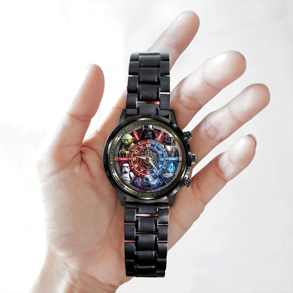 Personalized Star Wars Hand Watch Gift for Movie Fans Anniversary