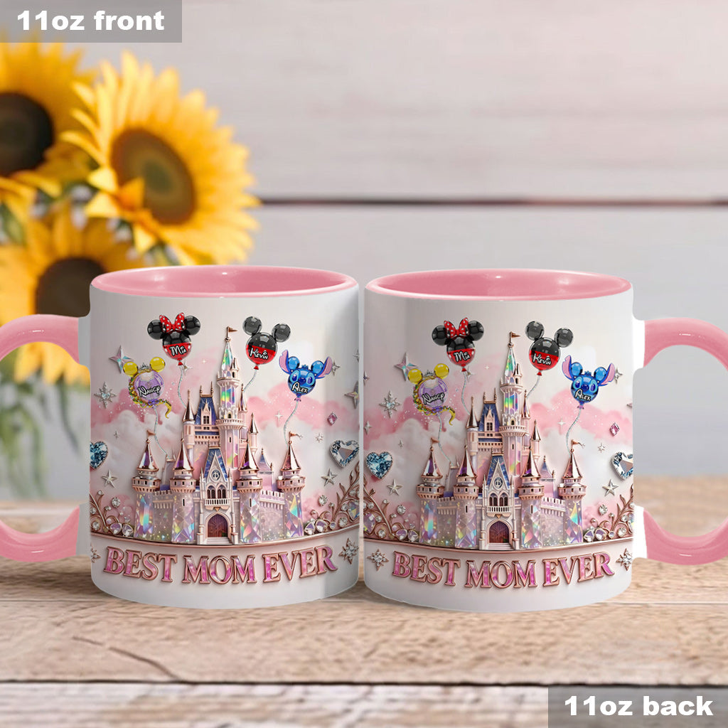 Personalized Best Mom Ever Magic Castle Mug Gift for Mother's Day Mug GradoCreations