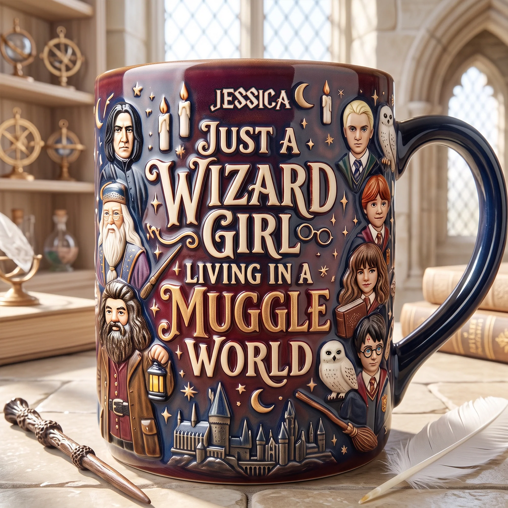 Personalized Magic Coffee Mug Custom Name Gift for Movie Lovers Mug GradoCreations