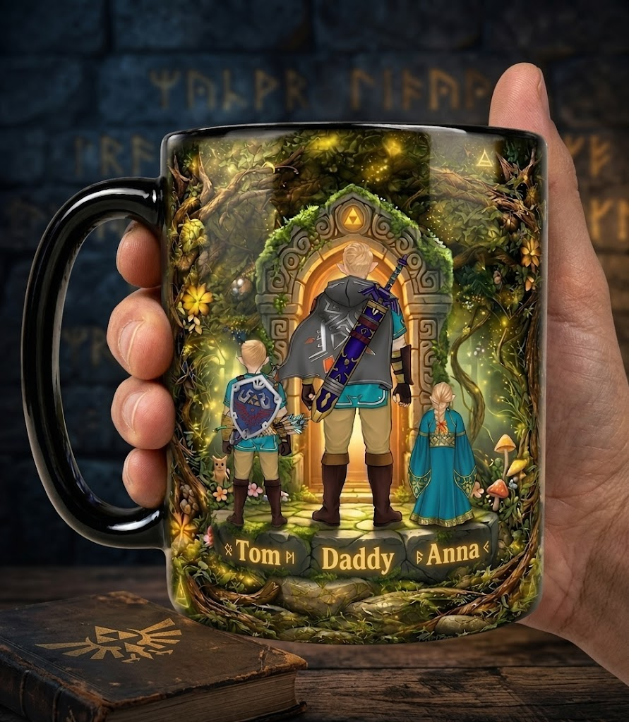 Personalized Color Changing Mug The Legend of Dad Gift for Dad
