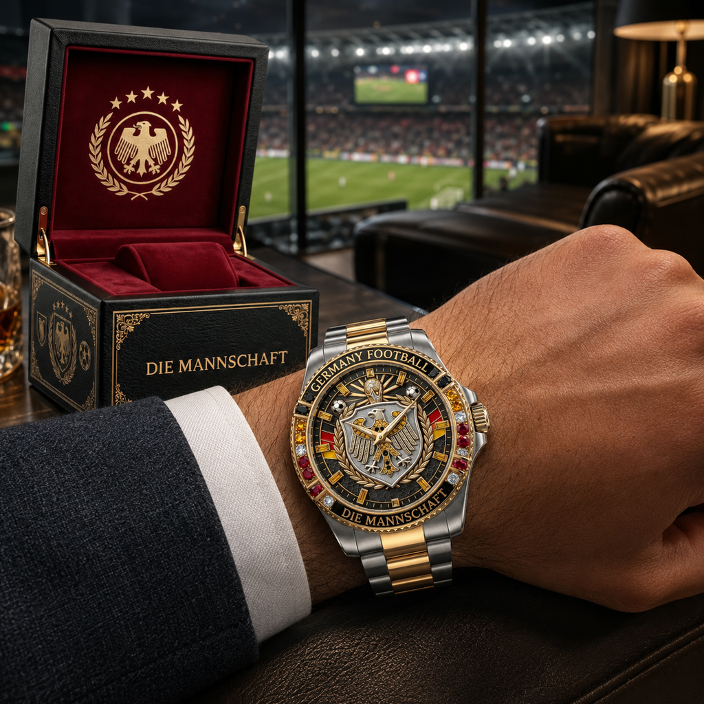 Men's Soccer Championship Wrist Watch - Custom Gift for Football Lovers