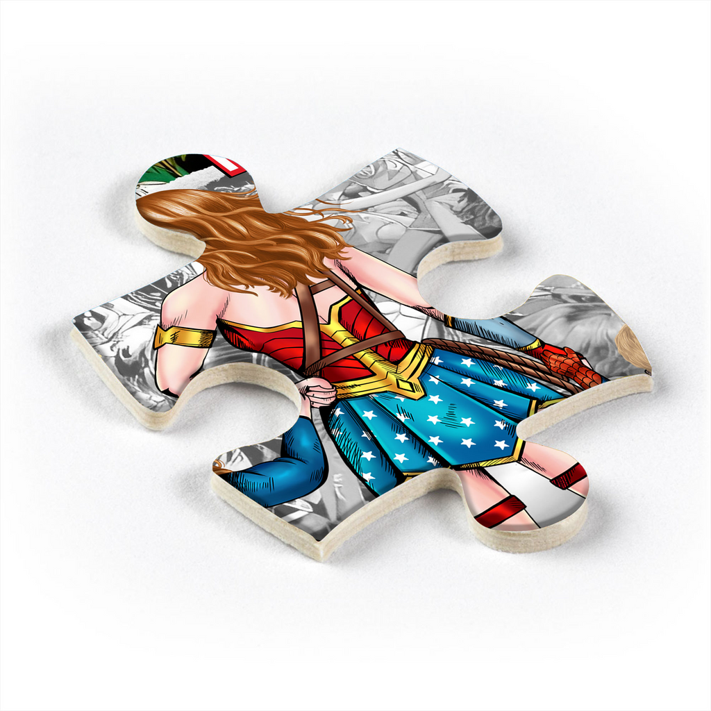 Personalized SuperMom Puzzle Gift for Mom with Kids