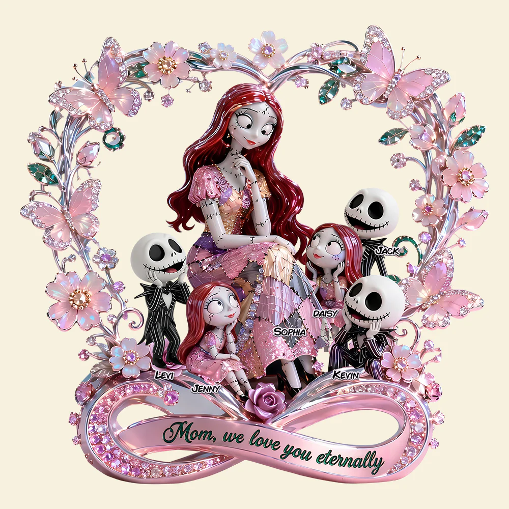 Personalized Spooky Mama Acrylic Plaque Gift for Mom